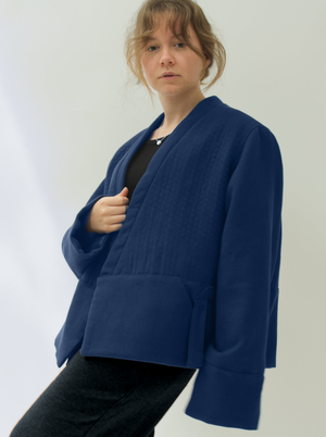 Fado Kimono Bomber Indigo from Ida&Volta