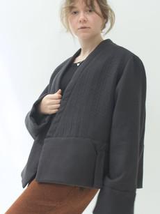 Fado Kimono Bomber Black via Ida&Volta