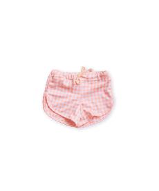 Mesa Trunks – Apricot Gingham via Ina Swim