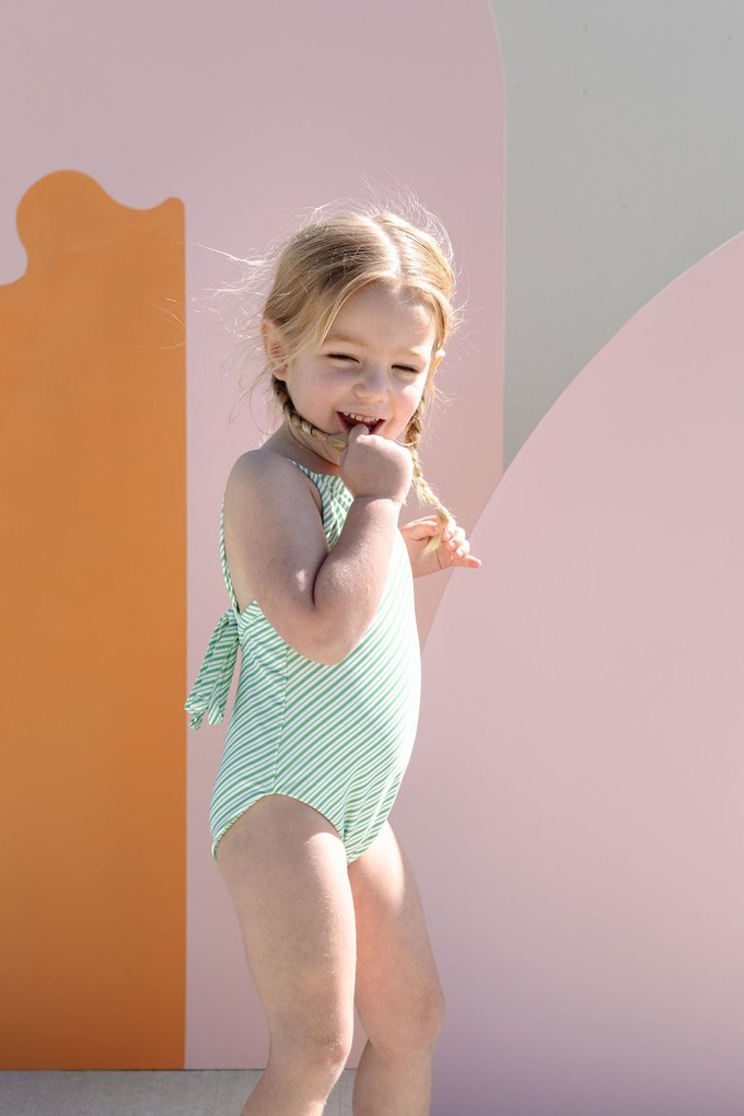 Mara One-Piece – Fern Stripe from Ina Swim