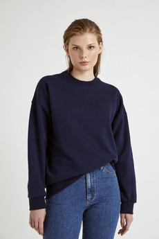 Blue unisex sweatshirt via Infinitdenim