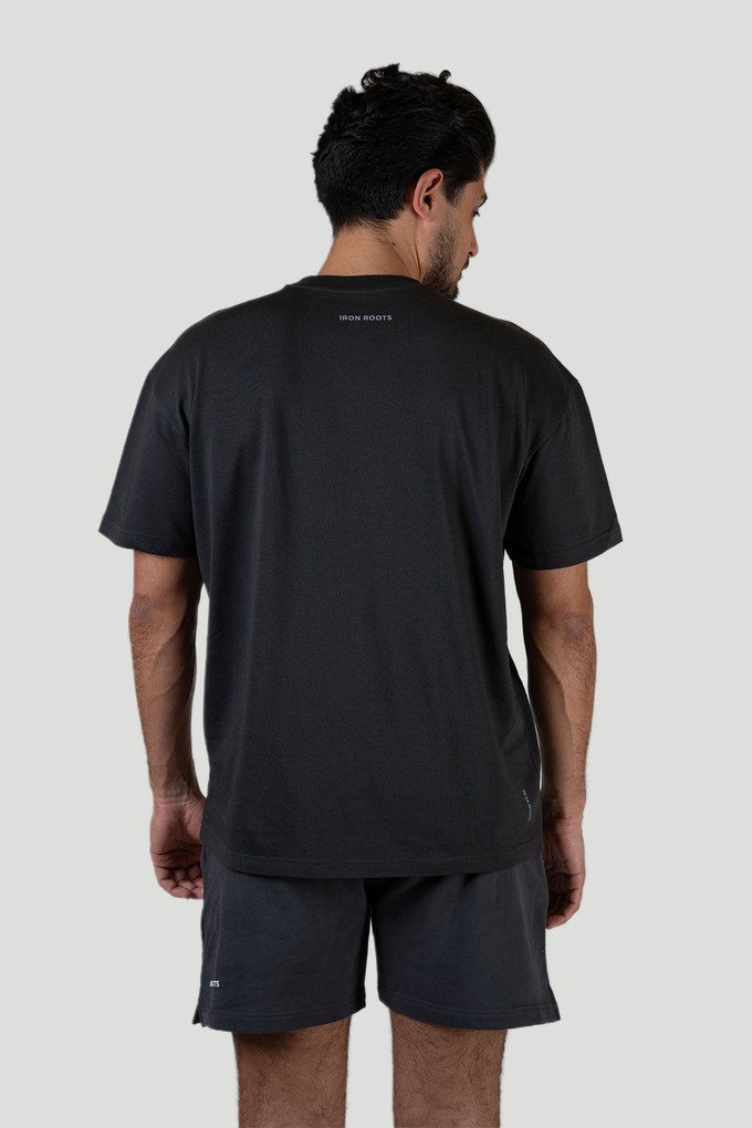 [PF34.Wood] T-Shirt - Graphite Grey from Iron Roots