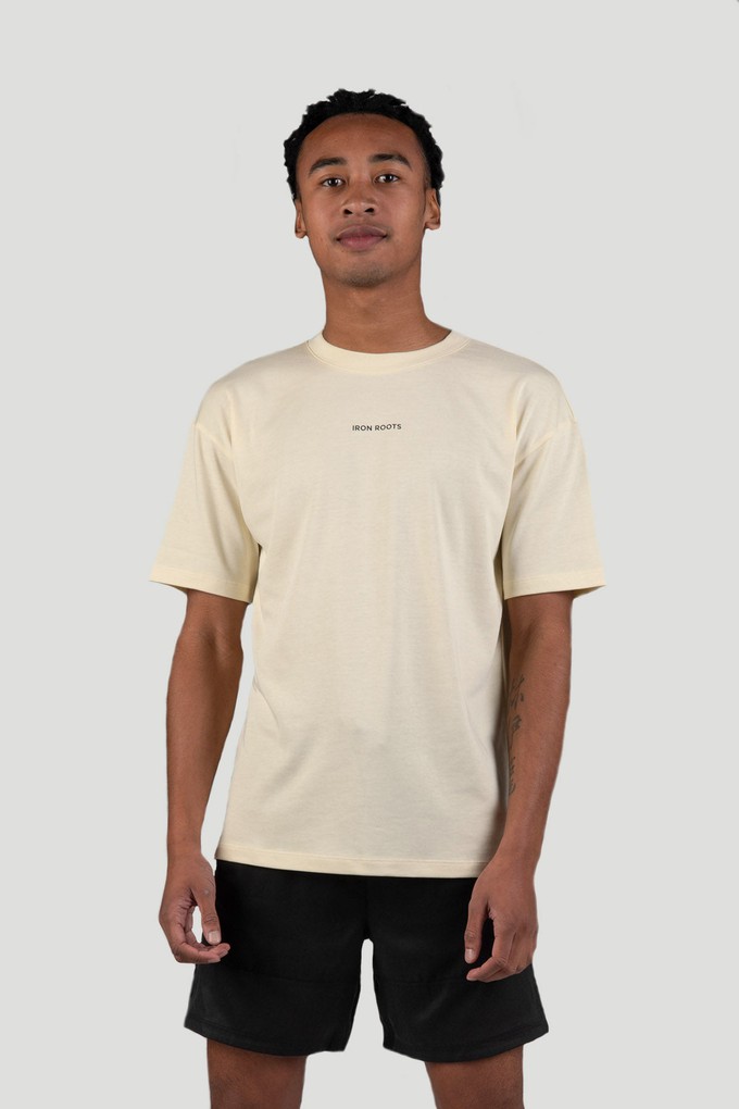 Unisex Beechwood Athleisure T-Shirt - White Sand from Iron Roots