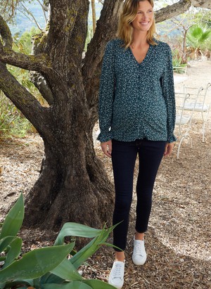 Sofia Maternity Blouse with LENZING™ ECOVERO™ from Isabella Oliver