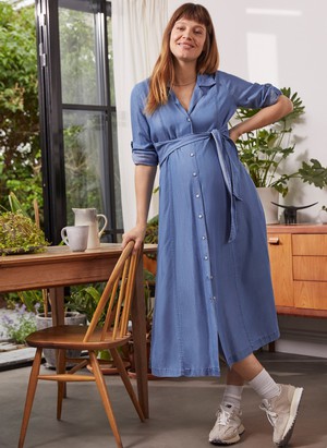 Kelsy Maternity Dress with TENCEL™ from Isabella Oliver