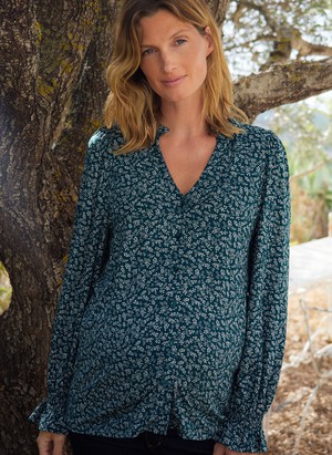Sofia Maternity Blouse with LENZING™ ECOVERO™ from Isabella Oliver