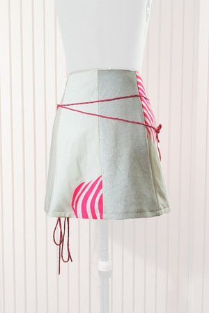 White Mini Corset Skirt from IZZI Label