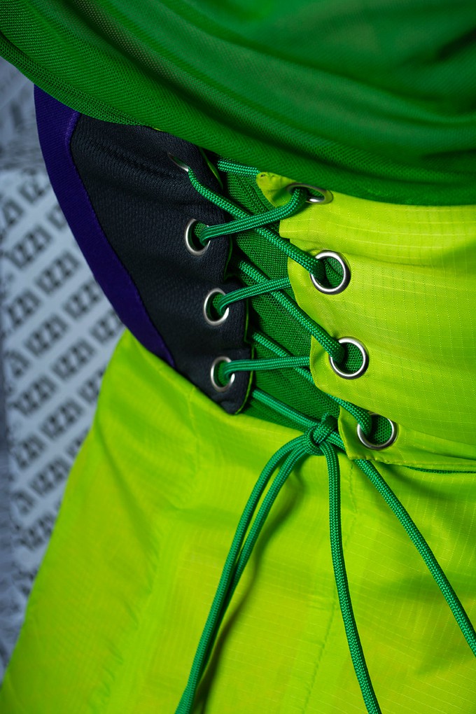 Lime purple corset from IZZI Label