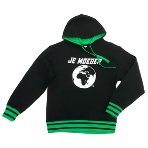 Hoodie ZwartRood/-Groen/-Roze (unisex, S) from Je Moeder