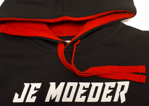 Hoodie ZwartRood/-Groen/-Roze (unisex, S) from Je Moeder