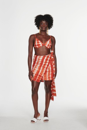 Wrap Skirt - Orange from JEKKAH