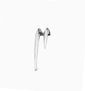 Derawan claws single earring | Sterling Silver - White Rhodium from Joulala