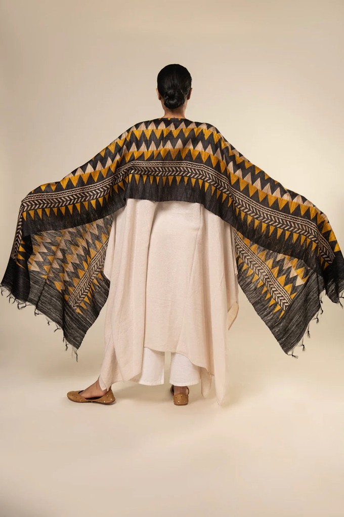 NEW! 3-in-1 Peace Silk Poncho Chevron from JULAHAS