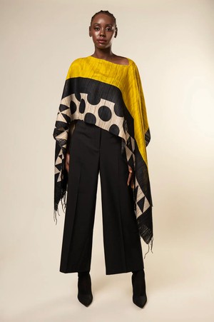 NEW! 3-in-1 Peace Silk Poncho The Sun from JULAHAS