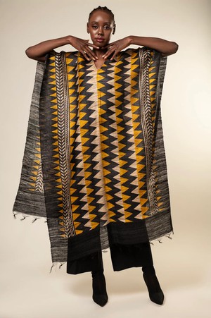 NEW! 3-in-1 Peace Silk Poncho Chevron from JULAHAS