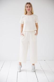 NEW! Cotton Hemp Top Off-White via JULAHAS
