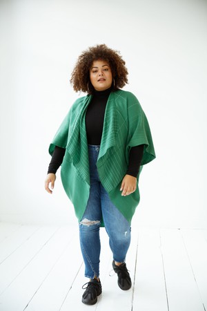 JULAHAS+ Wool Kimono Warm Jade from JULAHAS