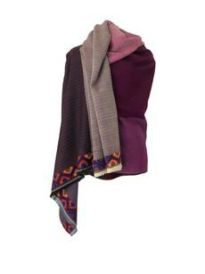 NEW! JULAHAS+ Light Wool Cape Fusion Plum via JULAHAS