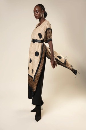 NEW! 3-in-1 Peace Silk Poncho Black Hole from JULAHAS