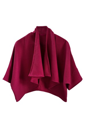 NEW! Wool Waterfall Bolero Pink Honeycomb from JULAHAS