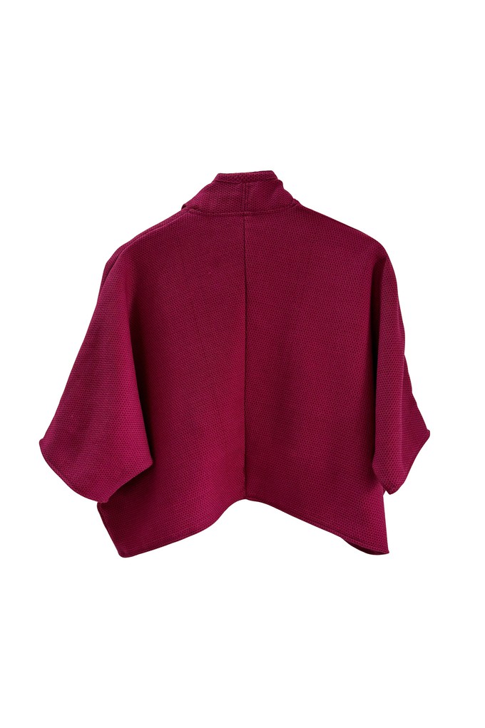 NEW! Wool Waterfall Bolero Pink Honeycomb from JULAHAS