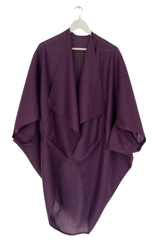 NEW! LINEN Kimono Deep Purple from JULAHAS