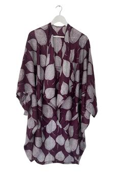 NEW! Peace Silk Kimono Purple Bodhi via JULAHAS
