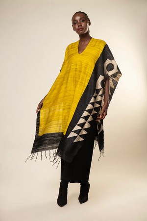 NEW! 3-in-1 Peace Silk Poncho The Sun from JULAHAS
