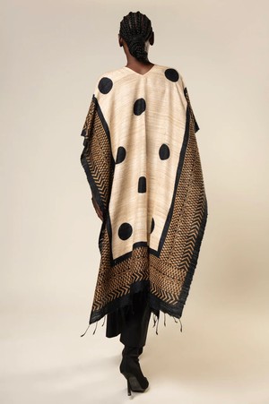 NEW! 3-in-1 Peace Silk Poncho Black Hole from JULAHAS