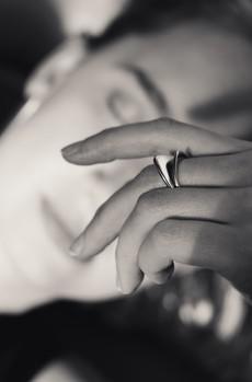 Meander duo ring | Silver via Julia Otilia