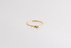 Sprout leaf ring gold plated SALE from Julia Otilia