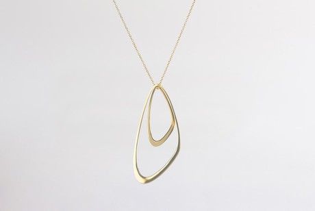 Dancing Waves necklace | gold plated from Julia Otilia