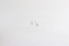 Tiny heart earrings | shiny silver from Julia Otilia