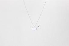 Diving bird necklace silver SALE from Julia Otilia