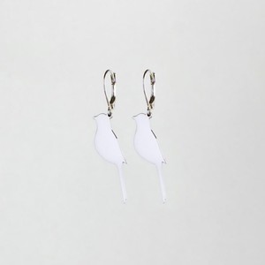 Gracious bird earrings silver from Julia Otilia