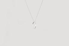 Infinity necklace | matte silver via Julia Otilia