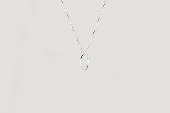 Infinity necklace | matte silver from Julia Otilia