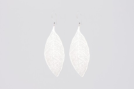 Royal leaf earrings silver SALE from Julia Otilia