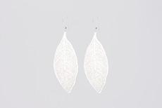 Royal leaf earrings silver SALE via Julia Otilia
