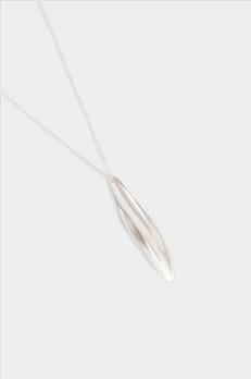 Swirling Wind long Necklace Silver from Julia Otilia
