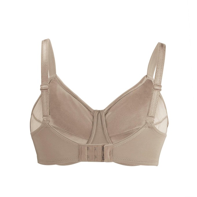 Project Cece  Shell-Supportive Non-Wired Silk & Organic Cotton Full Cup  Bra with removable paddings