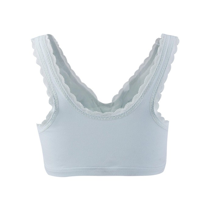 Back Support Full Coverage Wireless Organic Cotton Bra