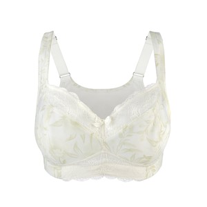 Back Support Silk & Organic Cotton Sports Bra (Floral Spritz & Lily white) from JulieMay Lingerie