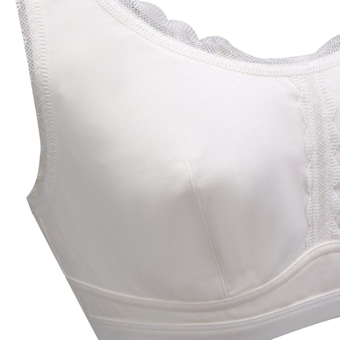 Back Support Full Coverage Wireless Organic Cotton Bra, Juliemay Lingerie