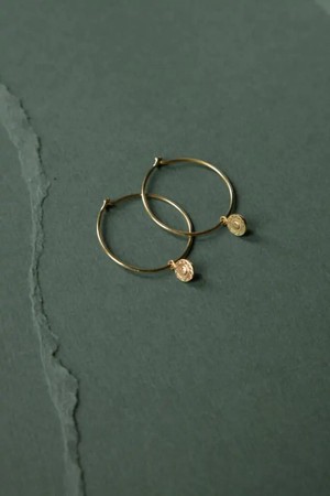 Hoop earrings Gaya brass from Jyoti - Fair Works