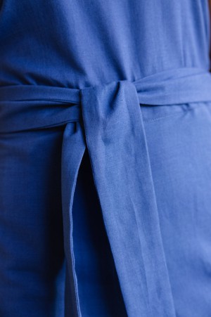 Organic cotton jumpsuit Anusha cobalt blue from Jyoti - Fair Works