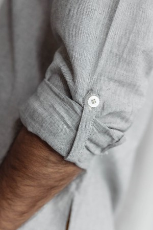 Organic Cotton Tunic Tanu Light Grey from Jyoti - Fair Works