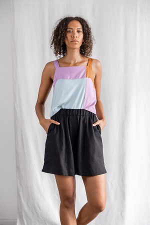 Organic Cotton Shorts Sitara Black from Jyoti - Fair Works