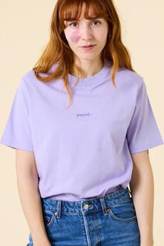 Popeia Organic Cotton T-Shirt Purple via Jyoti - Fair Works