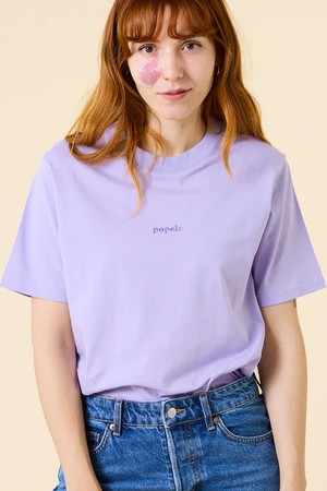 Popeia Organic Cotton T-Shirt Purple from Jyoti - Fair Works